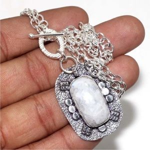 Earth Art Hand Crafted Artisan Silver Necklace